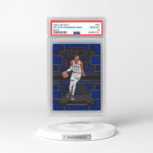 2023 Panini Select #87 Victor Wembanyama - Blue (PSA 10 GEM MINT)