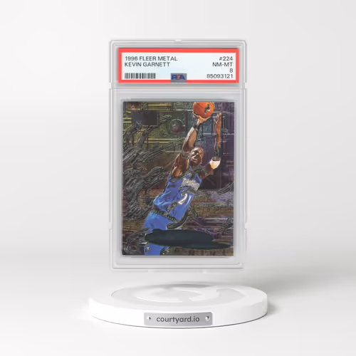 1996 Metal #224 Kevin Garnett (PSA 8 NM-MT)