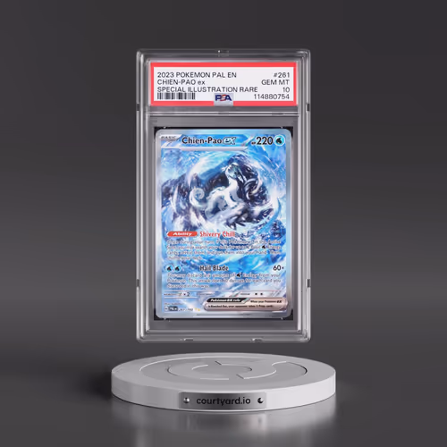 2023 Pokémon Pal EN-Paldea Evolved #261 Chien-Pao EX - Holo Special Illustration Rare (PSA 10 GEM MI