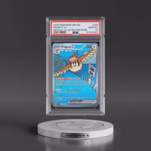 2023 Pokémon Obf EN-Obsidian Flames #225 Pidgeot EX - Holo Special Illustration Rare (PSA 10 GEM MIN