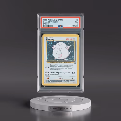 2000 Pokémon Game Base II #3 Chansey - Holo (PSA 7 NM)