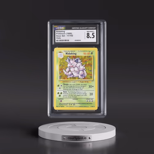 1999 Base Set #11/102 Nidoking - Holo (CGC 8.5 NM-MT+)