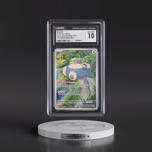 2023 Black Star Promos - Scarlet & Violet SVPEN #051 Snorlax - 151 Elite Trainer Box (Holo) (CGC 10