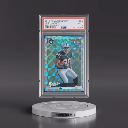 2019 Panini Donruss the Rookies #TR8 Josh Jacobs (PSA 9 MINT)