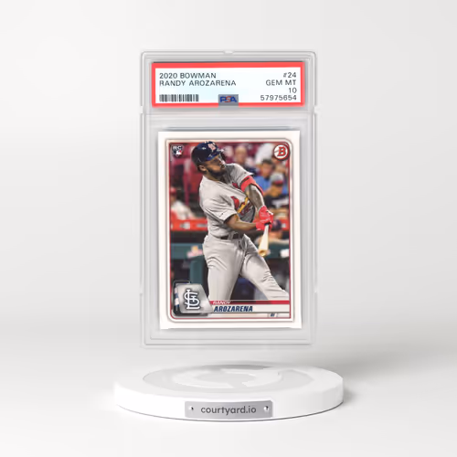 2020 Bowman #24 Randy Arozarena (PSA 10 GEM MINT)