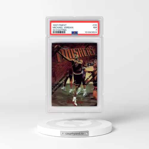 1997 Finest #39 Michael Jordan - w/Coating (PSA 7 NM)