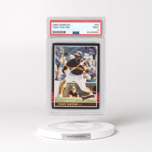 1985 Donruss #63 Tony Gwynn (PSA 9 MINT)