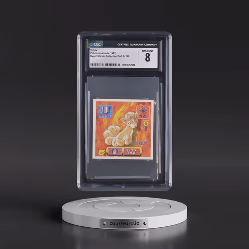 1997 Hyper Sticker Collection Part 2 (1997) #240 Vulpix (CGC 8 NM-MT)