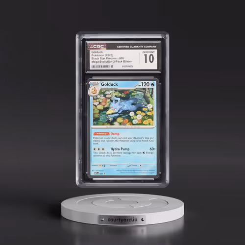 2025 Black Star Promos - Mega Evolution MEP EN #008 Golduck - Mega Evolution 3-Pack Blister (Cosmos