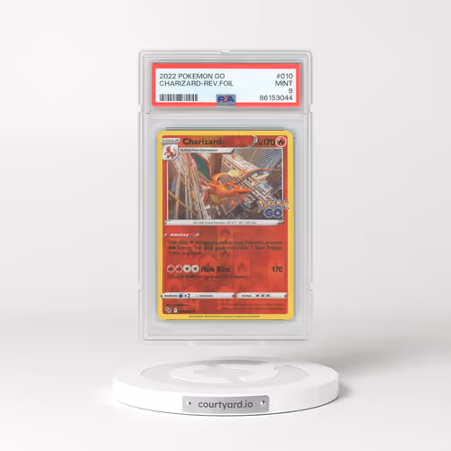 2022 Pokémon Go #010 Charizard - Reverse Foil (PSA 9 MINT)