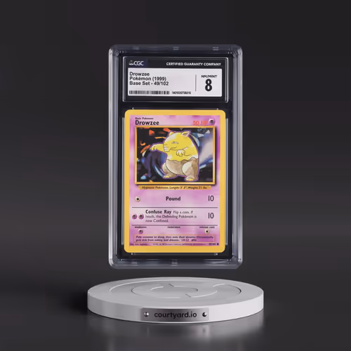 1999 Base Set #49/102 Drowzee (CGC 8 NM-MT)