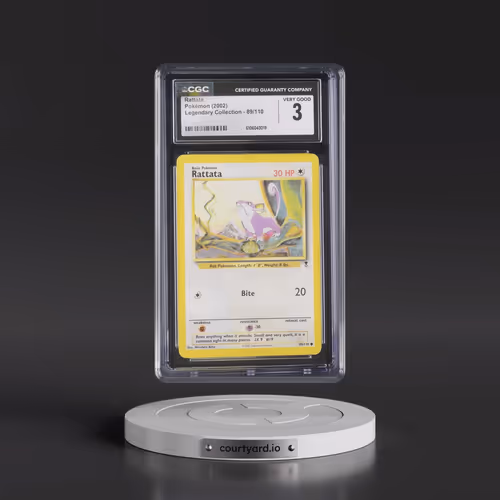 2002 Legendary Collection #89/110 Rattata (CGC 3 VG)