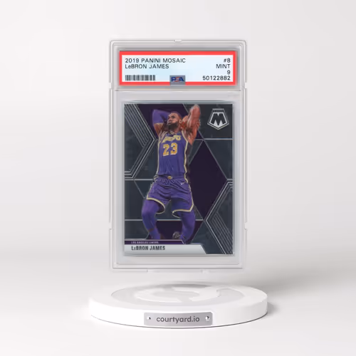 2019 Panini Mosaic #8 LeBron James (PSA 9 MINT)
