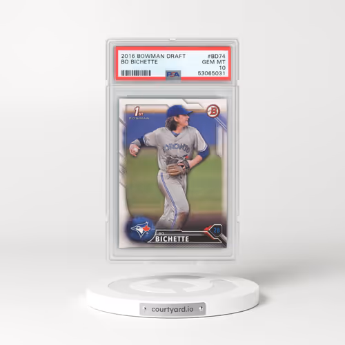 2016 Bowman Draft #BD74 Bo Bichette (PSA 10 GEM MINT)