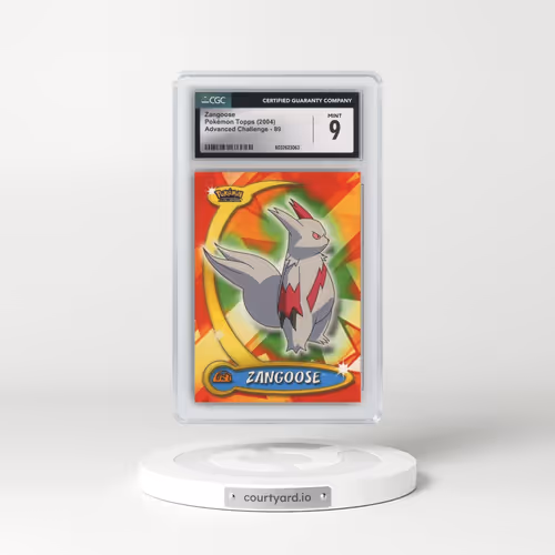 2004 Advanced Challenge #89 Zangoose (CGC 9 MINT)