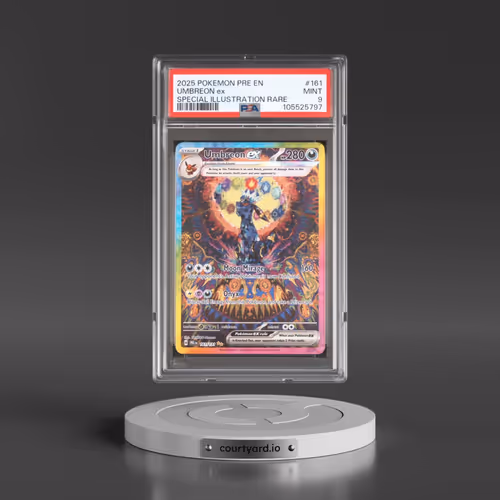 2025 Pokémon Pre EN-Prismatic Evolutions #161 Umbreon EX - Holo Special Illustration Rare (PSA 9 MINT)