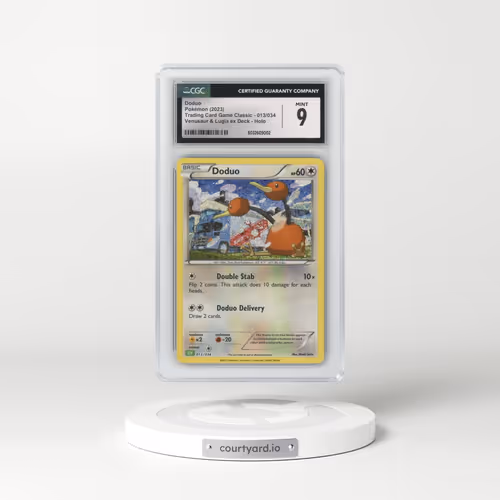 2023 Trading Card Game Classic - CLV, CLC, CLB #013/034 Doduo - Venusaur & Lugia ex Deck - CLV Holo (CGC 9 MINT)