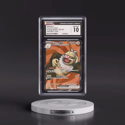 2024 Surging Sparks - SSP EN #227/191 Slaking ex - Ultra Rare Holo (CGC 10 GEM MINT)