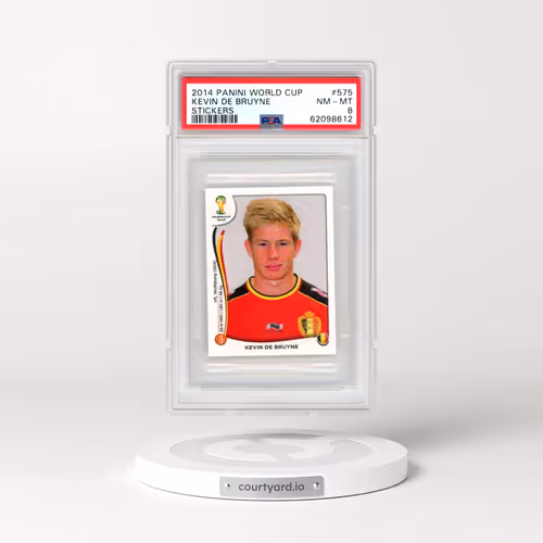 2014 Panini World Cup Stickers #575 Kevin de Bruyne (PSA 8 NM-MT)