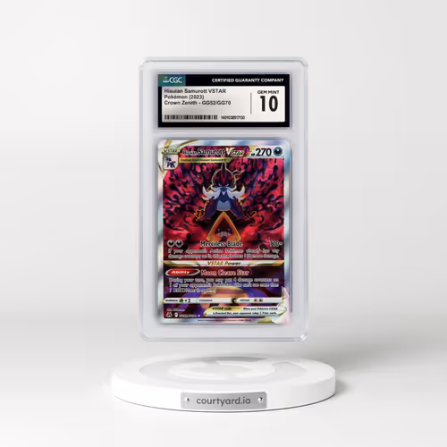 2022 Crown Zenith #GG52/GG70 Hisuian Samurott VSTAR - Holo (CGC 10 GEM MINT)