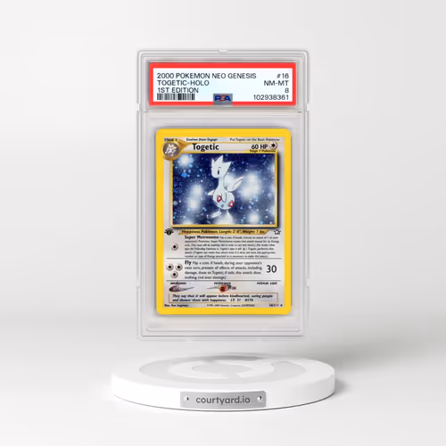 2000 Pokémon Neo Genesis #16 Togetic - 1st Edition Holo (PSA 8 NM-MT)