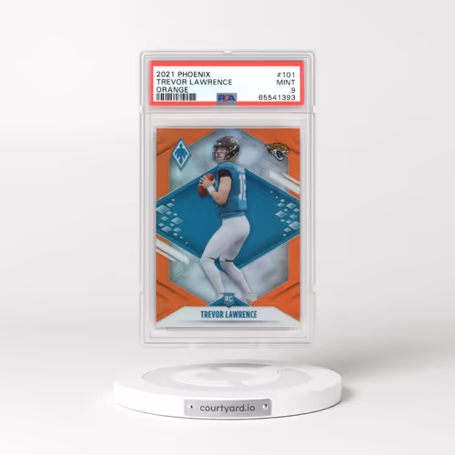 2021 Panini Phoenix #101 Trevor Lawrence - Orange (PSA 9 MINT)