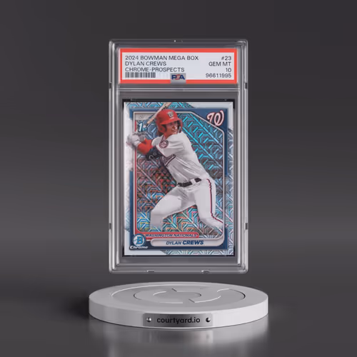 2024 Bowman Mega Box Chrome Prospects #23 Dylan Crews (PSA 10 GEM MINT)