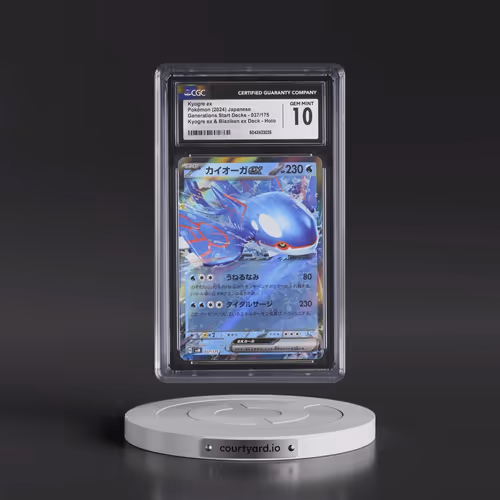 2024 Generations Start Decks- svM #037/175 Kyogre ex - Kyogre ex & Blaziken ex Deck Holo (CGC 10