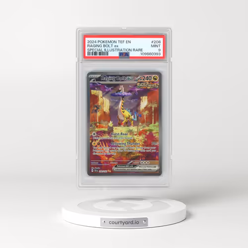 2024 Pokémon Tef EN-Temporal Forces #208 Raging Bolt EX - Holo Special Illustration Rare (PSA 9 MINT