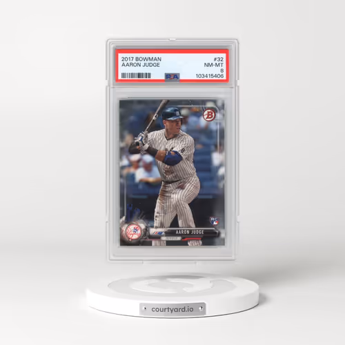 2017 Bowman #32 Aaron Judge (PSA 8 NM-MT)