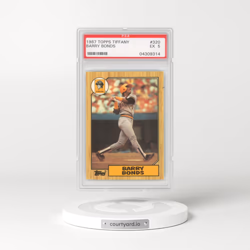 1987 Topps Tiffany #320 Barry Bonds (PSA 5 EX)