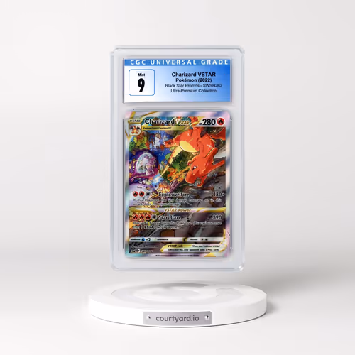 2017 Black Star Promos - Sword & Shield #SWSH262 Charizard VSTAR - Holo Ultra-Premium Collection (CGC 9 MINT)