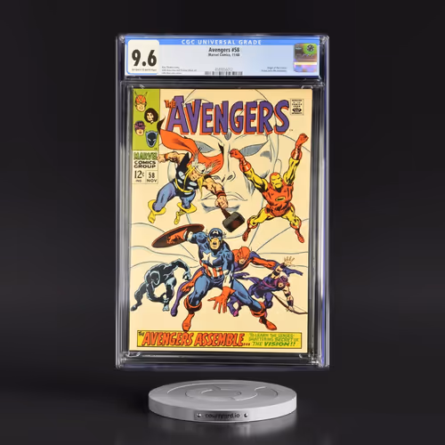 Avengers #58 CGC 9.6 Off-white to White Pages (Marvel Comics, 11/68)