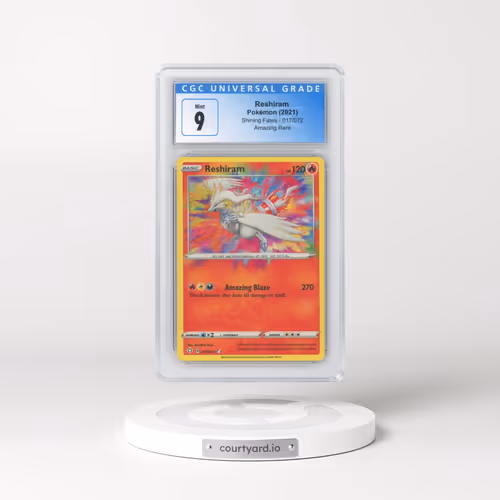 2021 Shining Fates #017/072 Reshiram - Amazing Rare (CGC 9 MINT)