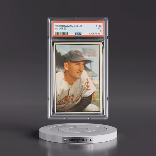 1953 Bowman Color #143 Al Lopez (PSA 3 VG)