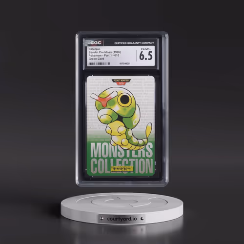 1996 (Monsters Collection) Part 1 #010 Caterpie - Green Card (CGC 6.5 EX-NM+)