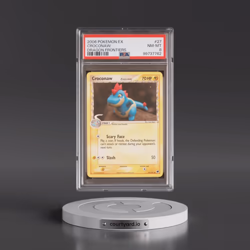 2006 Pokémon EX Dragon Frontiers #27 Croconaw (PSA 8 NM-MT)