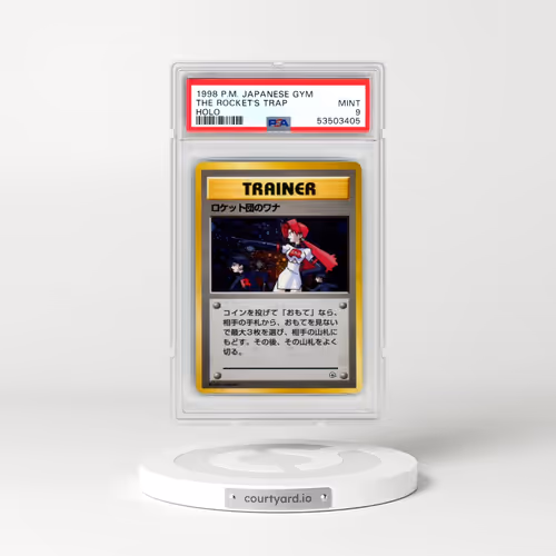 1998 Pokémon Gym The Rocket's Trap - Holo (PSA 9 MINT)