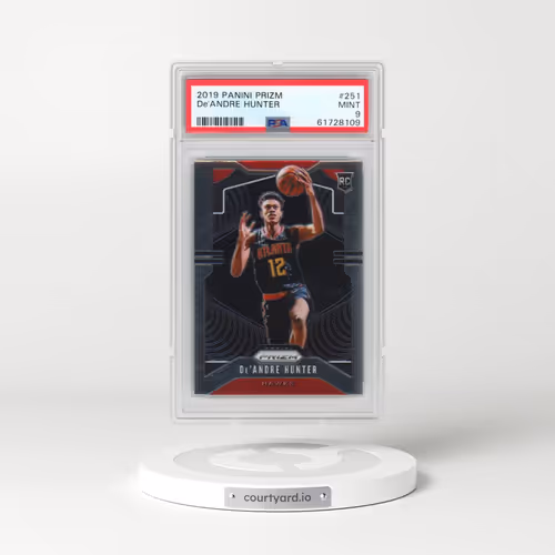 2019 Panini Prizm #251 DE'Andre Hunter (PSA 9 MINT)