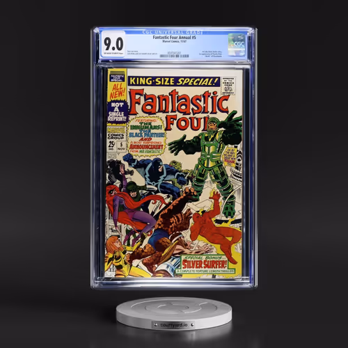 Fantastic Four Annual #5 CGC 9.0 Off-white to White Pages (Marvel Comics, 11/67)