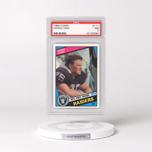 1984 Topps #111 Howie Long (PSA 7 NM)