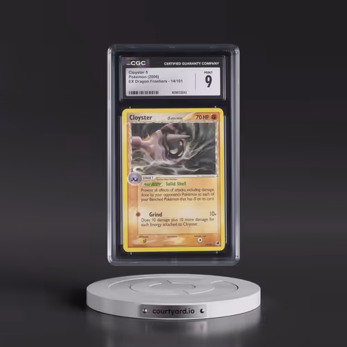 2006 EX Dragon Frontiers #14/101 Cloyster δ (CGC 9 MINT)