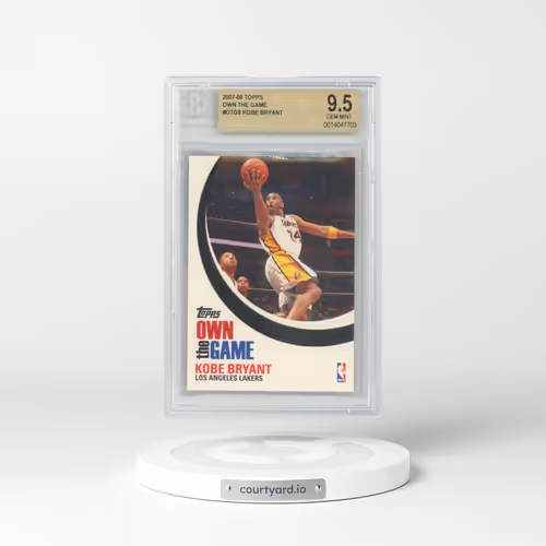 2007 Topps Own the Game #OTG8 Kobe Bryant (BGS 9.5 GEM MINT)