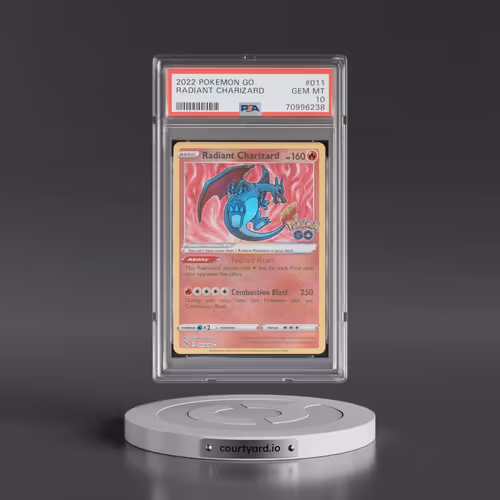 2022 Pokémon Go #011 Radiant Charizard - Holo (PSA 10 GEM MINT)