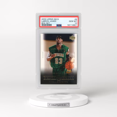 2003 Upper Deck Lebron James Box Set #6 LeBron James (PSA 10 GEM MINT)