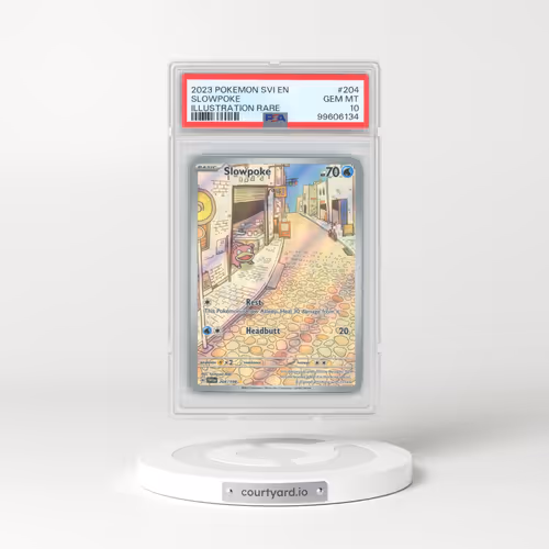 2023 Pokémon Svi EN-Scarlet & Violet #204 Slowpoke - Illustration Rare (PSA 10 GEM MINT)