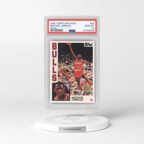 1992 Topps Archives #52 Michael Jordan - Gold (PSA 10 GEM MINT)