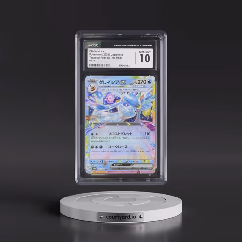 2024 Pokémon Sv8a-Terastal Fest EX #041 Glaceon EX - Holo (CGC 10 GEM MINT)