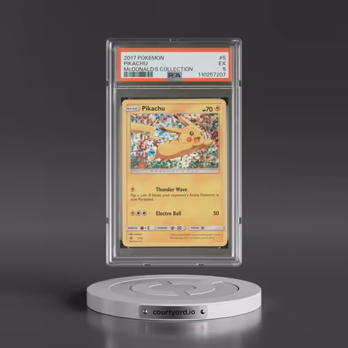 2017 Pokémon McDonald's Collection #5 Pikachu (PSA 5 EX)