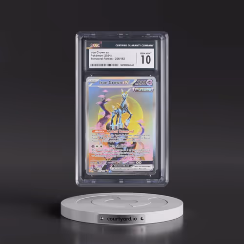 2023 Temporal Forces - TEF EN #206/162 Iron Crown ex - Special Illustration Rare (Holo) (CGC 10 GEM